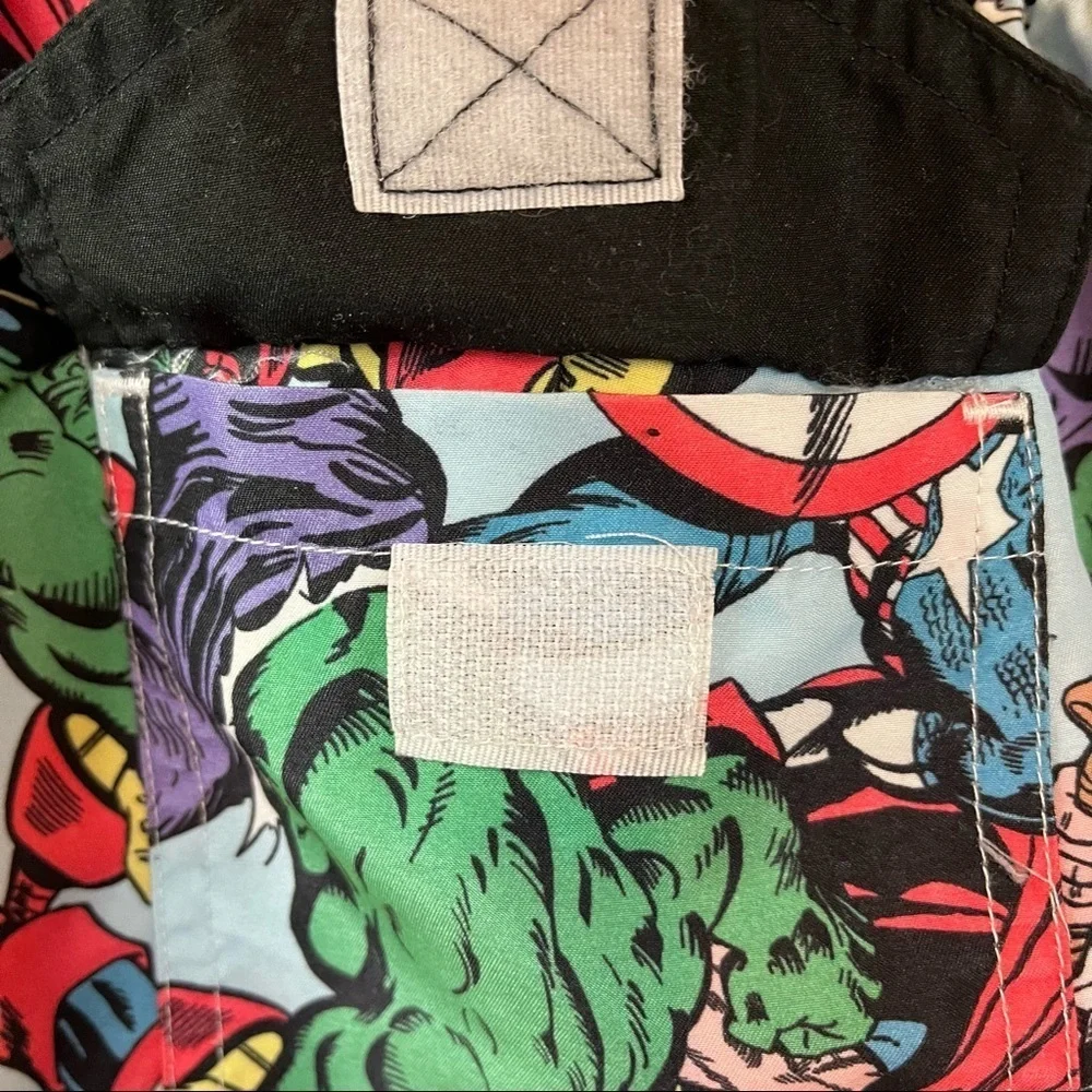 Marvel Iron Man Captain America Hulk Comic Swim Trunks